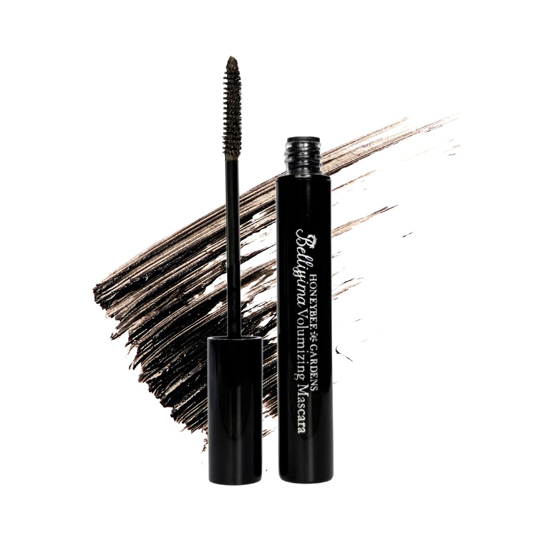 Honeybee Gardens Bellissima Volumizing Mascara In Coffee Bean, Lightweight And Bold, Non-Smudging, Vegan, Gluten-Free, Cruelty-Free, Net Wt. 0.13 oz.