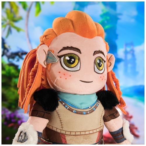 PlayStation Horizon Forbidden West, Premium 10-Inch Aloy Collector Grade Plush Toy, Cute Plushies and Kids Toys for PS5 Fans of All Ages - image 9
