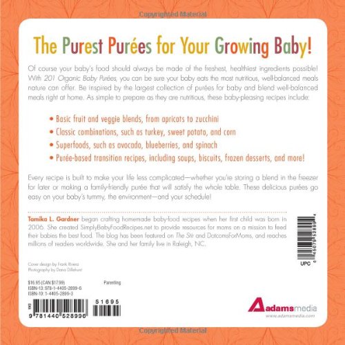 201 Organic Baby Purees: The Freshest, Most Wholesome Food Your Baby Can Eat! #TOP1