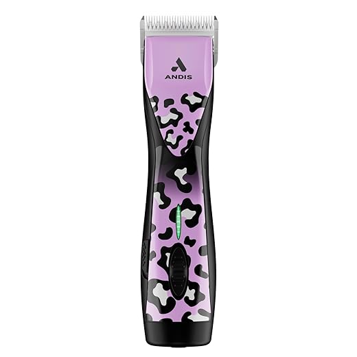 Andis 561458 Pulse Zr II Gabriel Feitosa Edition 5-Speed Detachable Blade Clipper, Cordless Animal/Dog Grooming, Removable Lithium Ion Battery, LED Charge Light, Wild Colorway
