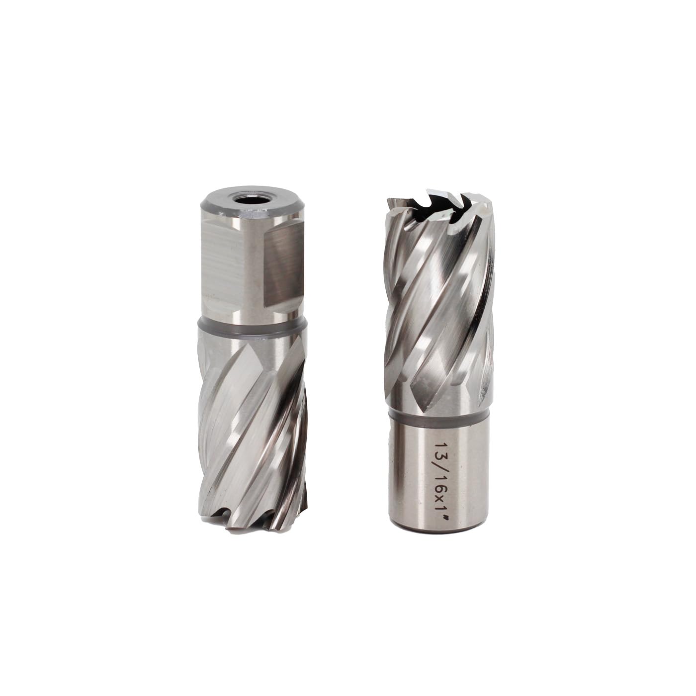 2 Pcs 13/16" x 1" HSS Annular Cutter with Weldon Shank 3/4"
