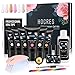 Produktbild 6 Color Poly Nail Gel Kit Enhancement Builder Acrylic Extension with Slip Solution Trial Professional Technician All-in-One French Set with Gift Box