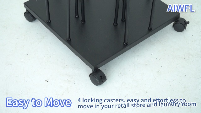 Amazon.com: AIWFL 4 Side Storage Hanger Stacker Cart, Hanger