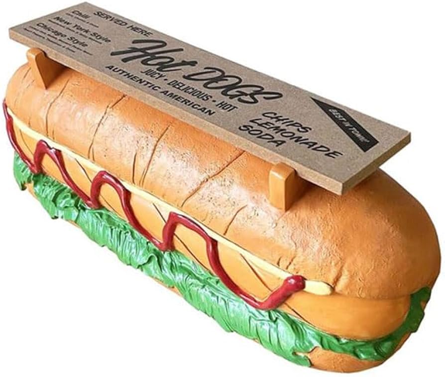 ホットドッグ型壁掛け棚 Amazon｜HOTDOG SHELF ホットドッグ シェルフ 壁掛け 棚 アメリカ