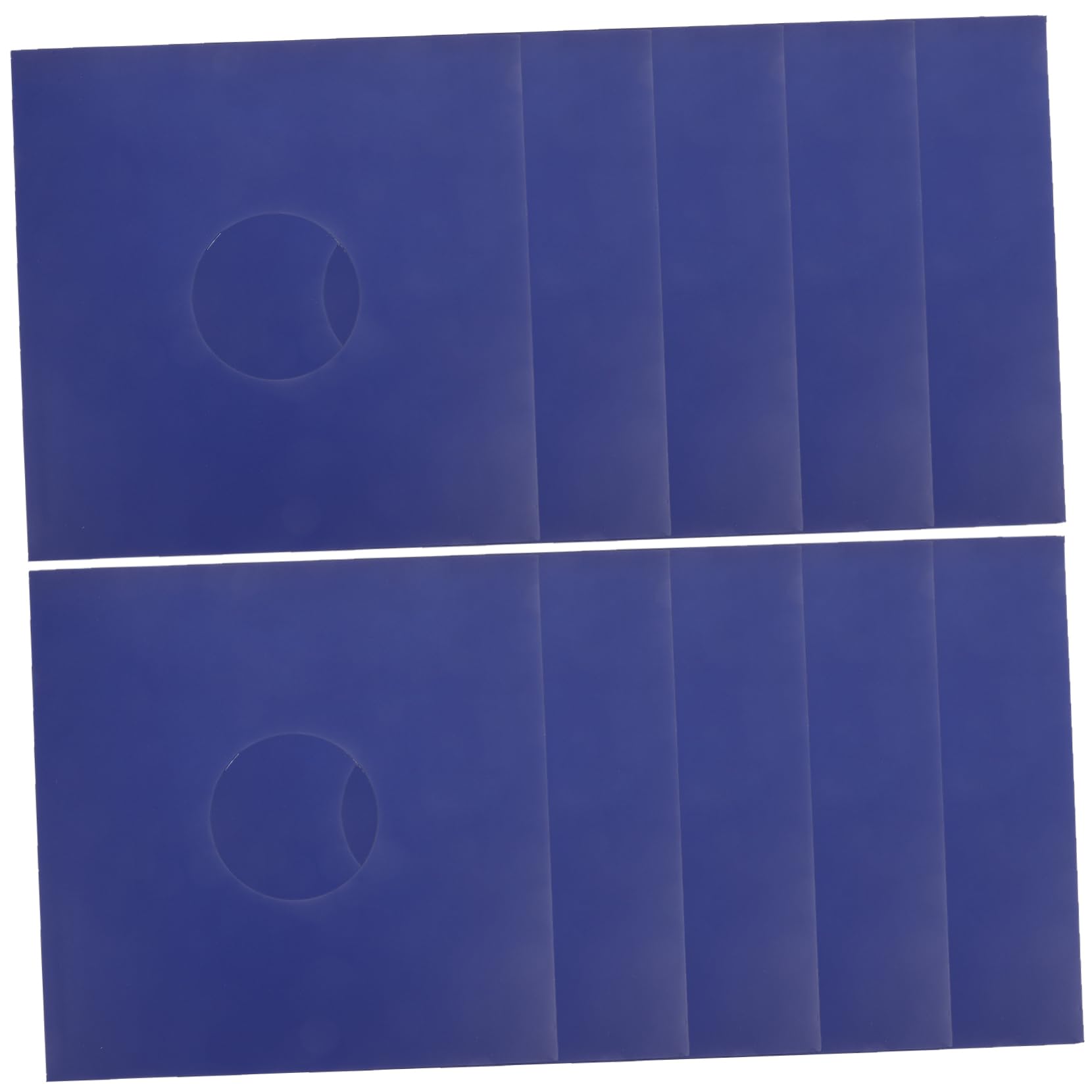 Alasum Busta Protettiva per Dischi in Vinile 12 Pollici in Carta Kraft Blu | Confezione da 10 Pezzi, Copertina Esterna per Dischi, Formato Sostitutivo, Protezione Antipolvere per Album
