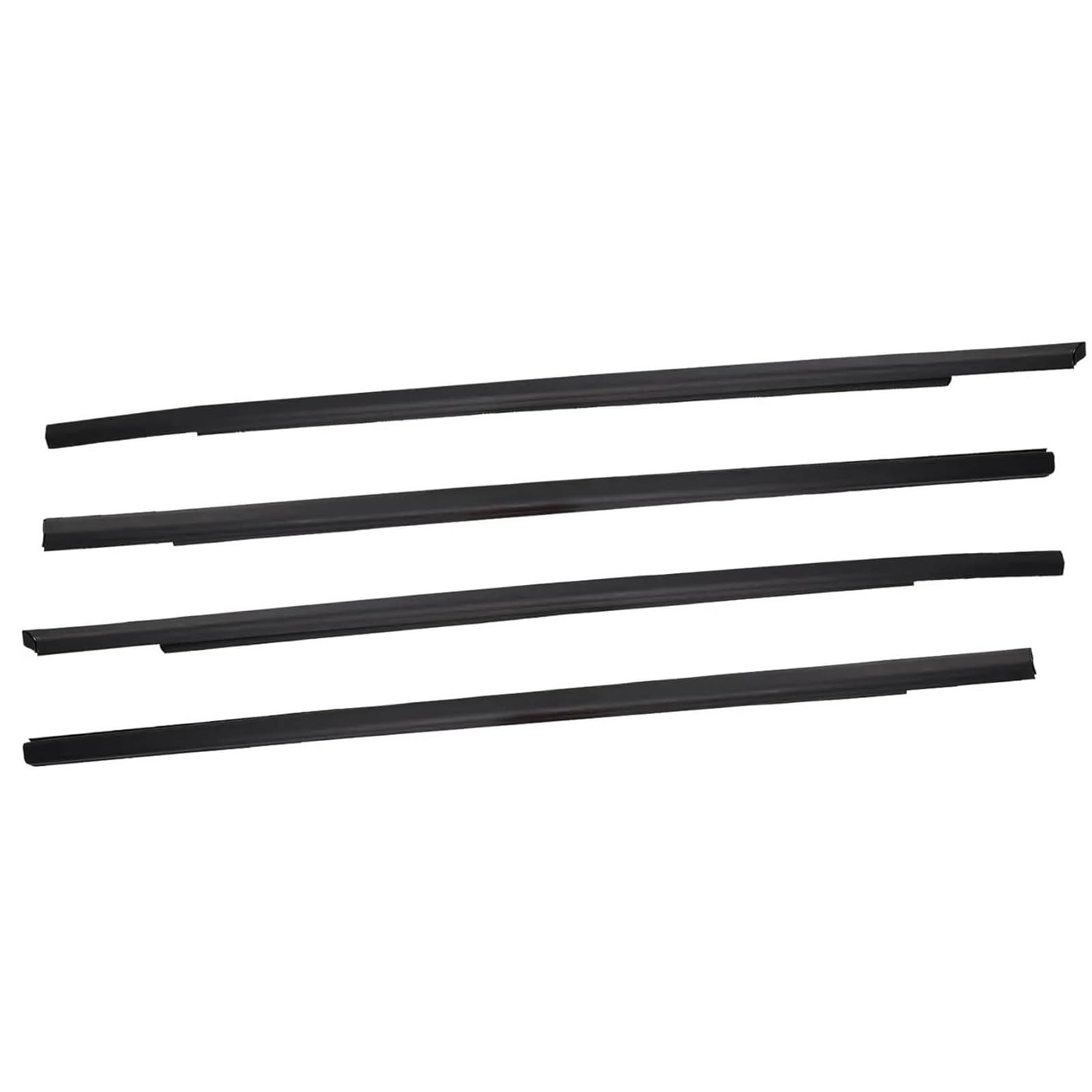 Jbpihzt One Color For Civic 2016-2019 Window Weatherstriprubber Door Moulding Trim Outer Glass Seal Belts