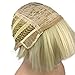 Aimole Short Yaki Straight Synthetic Wigs Blonde Mushroom Head Wig Bowl haircut Wigs Bob