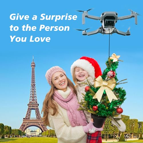 Image of Universal UAV Release Device, Airdrop Load System | DJI Mavic /Mini4 /Mini2 /Mini /SE /Air2 /Air Universal Rescue Equipment, Easy to Install Drone Airdrop Load Device