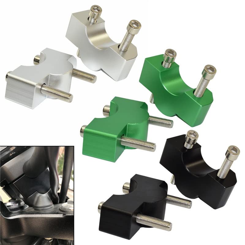 rehausseurs Guidon Moto pour K&awasaki pour Vulcan S650 pour VN650 pour EN650 2019-2020 28mm (1-1/8 ) Kit D'adaptateur Rehausseur Guidon Déplace Hauteur Barre vers Haut 30mm (Color : 1 rehausseurs Guidon Moto pour K&awasaki pour Vulcan S650 pour VN650 pour EN650 2019-2020 28mm (1-1/8 ) Kit D'adaptateur Rehausseur Guidon Déplace Hauteur Barre vers Haut 30mm (Color : 1