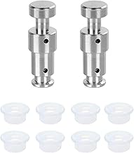 2 Pack Instant Pot Float Valve - Replacement Parts with 8 Sealer Gasket - Replacement Float Valve wiht Silicone Caps for Instant Pot Duo 3, 5, 6 QT, Duo Plus 3, 6 QT, Ultra 3, 6, 8 QT, Lux 3 QT