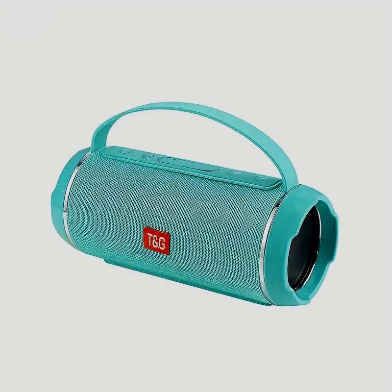 Outdoor Portable Upright Wireless Compatible Speaker, Cute Little Cube Speaker, Stereo Ultra Bass Speaker With Charging Cable And Auxiliary Cable