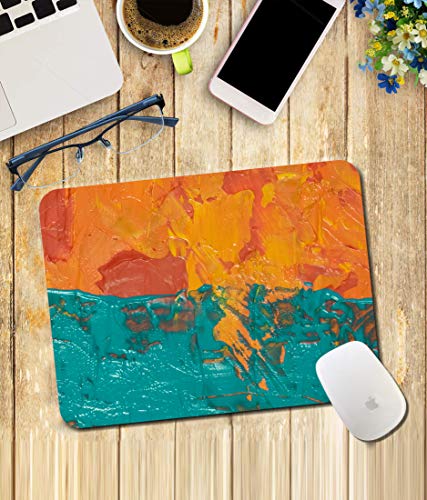 Image of WHATS YOUR KICK Abstract Pattern | Floral | Pattern | Rangoli | Printed Mouse Pad /Designer Waterproof Coating Gaming Mouse Pad for Computer /Laptop (Multi33)