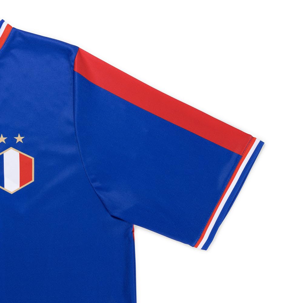Frankreich Fußball Trikot Set Mbappe Heim - Kinder und Erwachsene - Jungen - Sportsachen - Geschenk - Sport t Shirt - Sportbekleidung - Größe XL