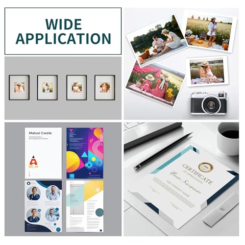 Ditwis 50 Blatt Fotopapier A4 200g/m², Glänzend Druckerpapier (21 x 29,7 cm) für Drucker, Dickes Papier zum Drucken für Fotos, Bildern, Flyern