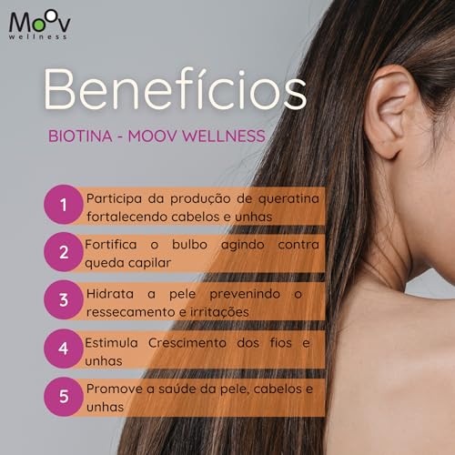 3 Biotina Crescimento Saúde Cabelos Pele Unha 60 cp