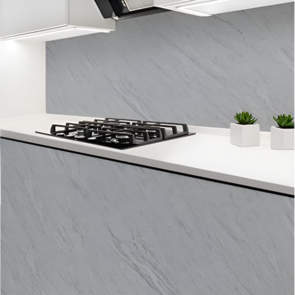 Primax DIY Wallpaper - Oil Proof Self Adhesive Wall Decor/Wall Sticker for Home/Kitchen/Furniture/Cupboarde -Gray Marble (60 X 300 Cm,Pack of 1) (B0BY93Y29P) Amazon Price History, Amazon Price Tracker
