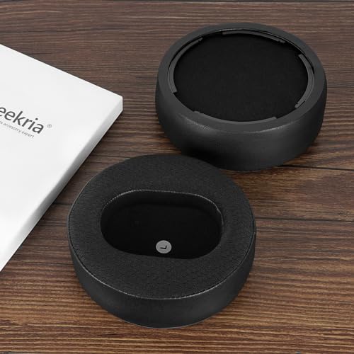 Geekria Sport Repuesto de Almohadillas de Gel Refrigerante para Auriculares Inalámbricos Audeze Maxwell, Almohadillas y Cubiertas Transpirables de Tela de Malla (Negro) miniatura 4