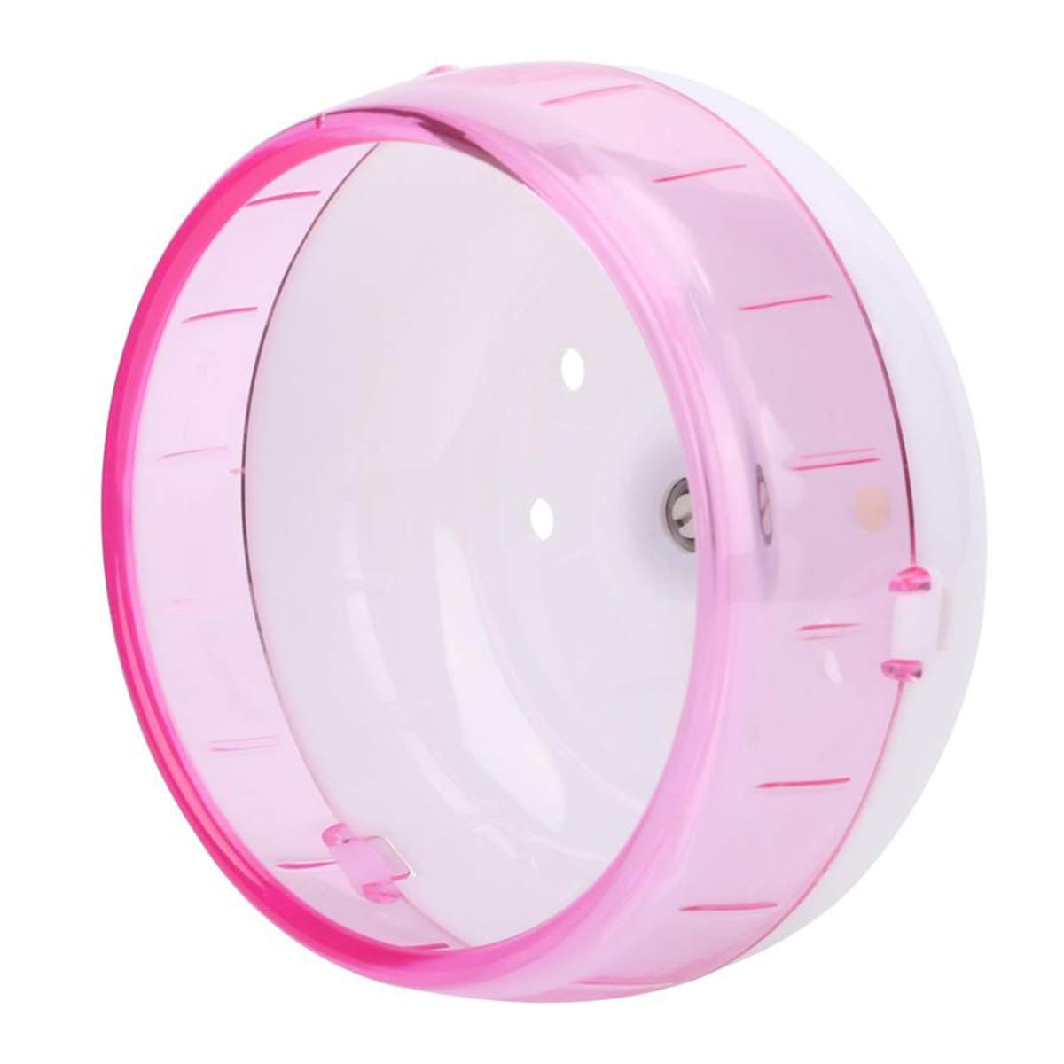 Gojiny Rueda de Correr para Hámster Rueda de Ejercicio de Plástico Silencioso de 4.7 / 12Cm para Ruedas de Hámster Conejillo de Indias Pequeños Animales (Rosa)