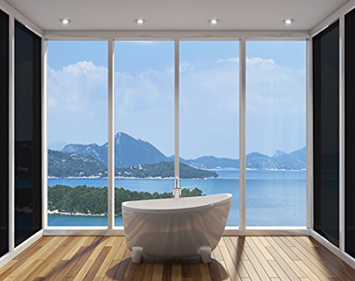 TOTAL BLACKOUT FROM £8.49 - PRIVACY WINDOW TINTING TINT FILM - 152cm x 10m