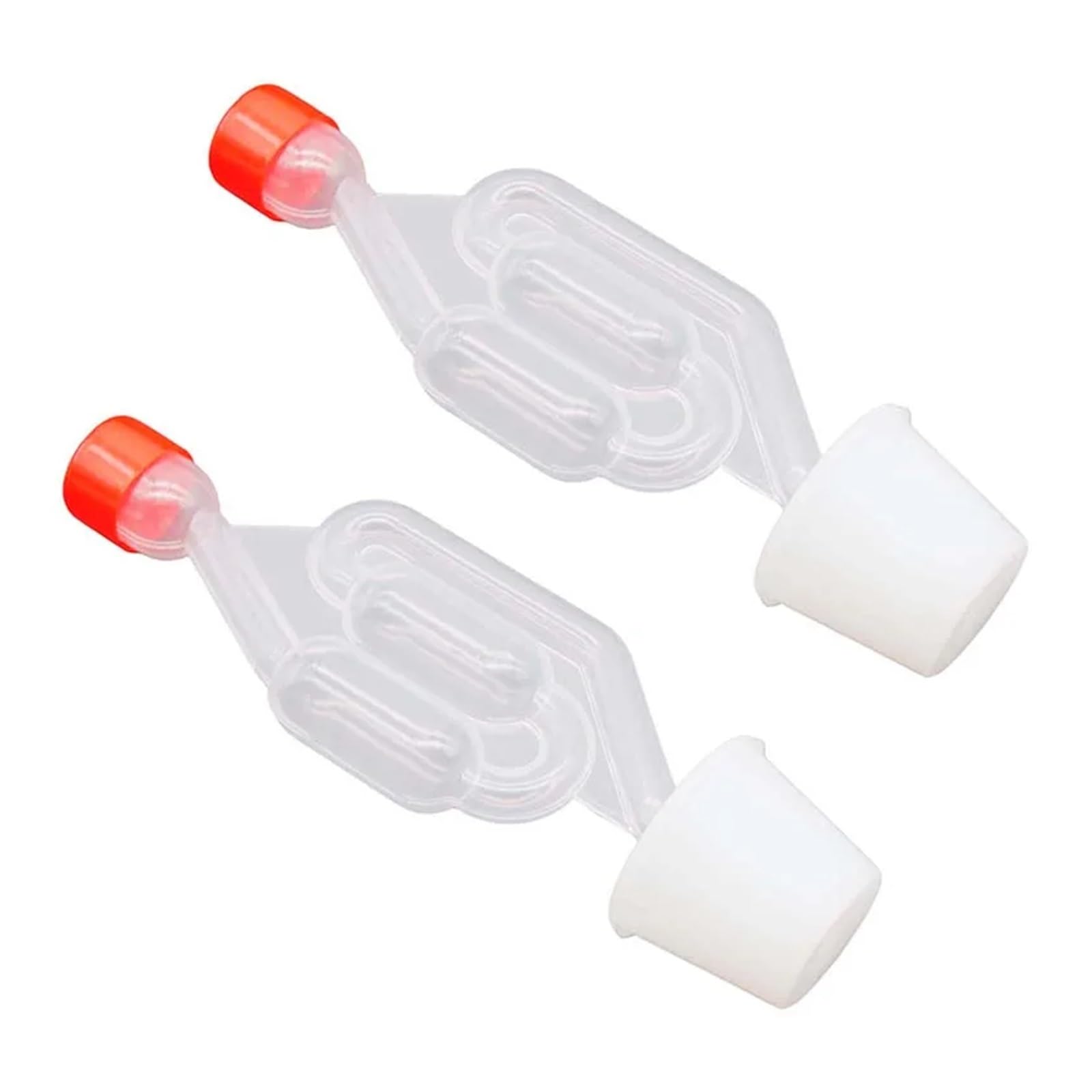 Attrezzatura per la produzione di birra Tipo Camera d'aria a doppia bolla e tappo damigiana in silicone for la produzione di vino e birra (confezione da 2) Attrezzatura per la produzione di birra