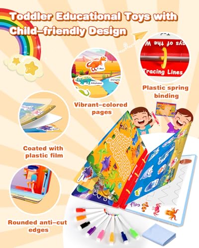 Save 13% on Montessori Busy Book for Toddlers with Code JMIWGGMK