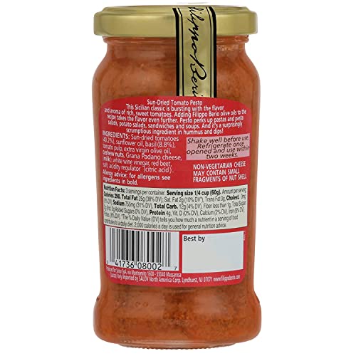 Filippo Berio OC50083011 Pesto, Sun Dried Tomato thumb #3