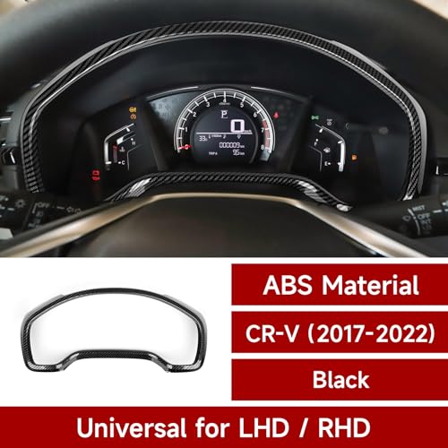 Image of Dashboard Instrument Panel for 2017-2022 Honda CR-V LX EX EX-L Touring Accessories CRV ABS Carbon Fiber Interior Stickers