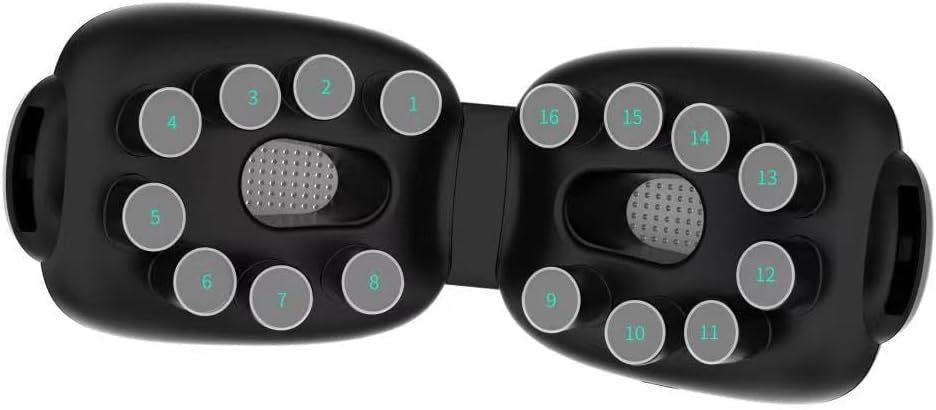 Be Relax Dynamic Eye Therapy Portable Travel-Friendly Cordless Massager. Eye Fatigue and Dryness Solution. Various Massage Heads. Enhance Relaxation. in Built Music.