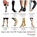 BeVisible Sports Calf Compression Sleeve - Leg Compression Socks For Men and Women | Calf Sleeves for Shin Splints Running Cycling Travel Nursing Maternity Varicose Veins Calf Pain Relief & Recovery