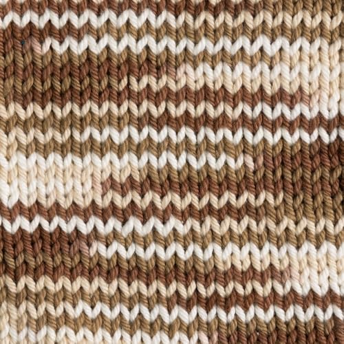Image of Knit Picks Dishie Multi Worsted Weight 100% Cotton Yarn for Crocheting | 100g of multicolor variegated yarn in Coffee Shop color for dishcloths, machine washable.