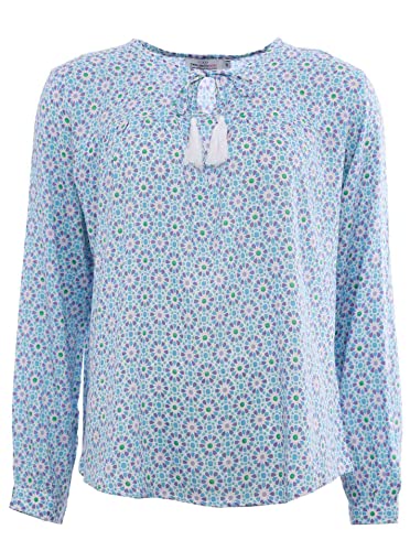 Zwillingsherz Bluse mit Blumenmuster - Hochwertige Tunika Oberteile für...