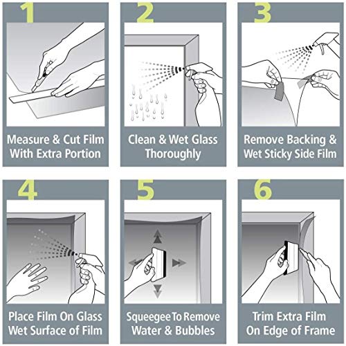 Película adhesiva para ventanas con protección UV y control térmico miniatura 7