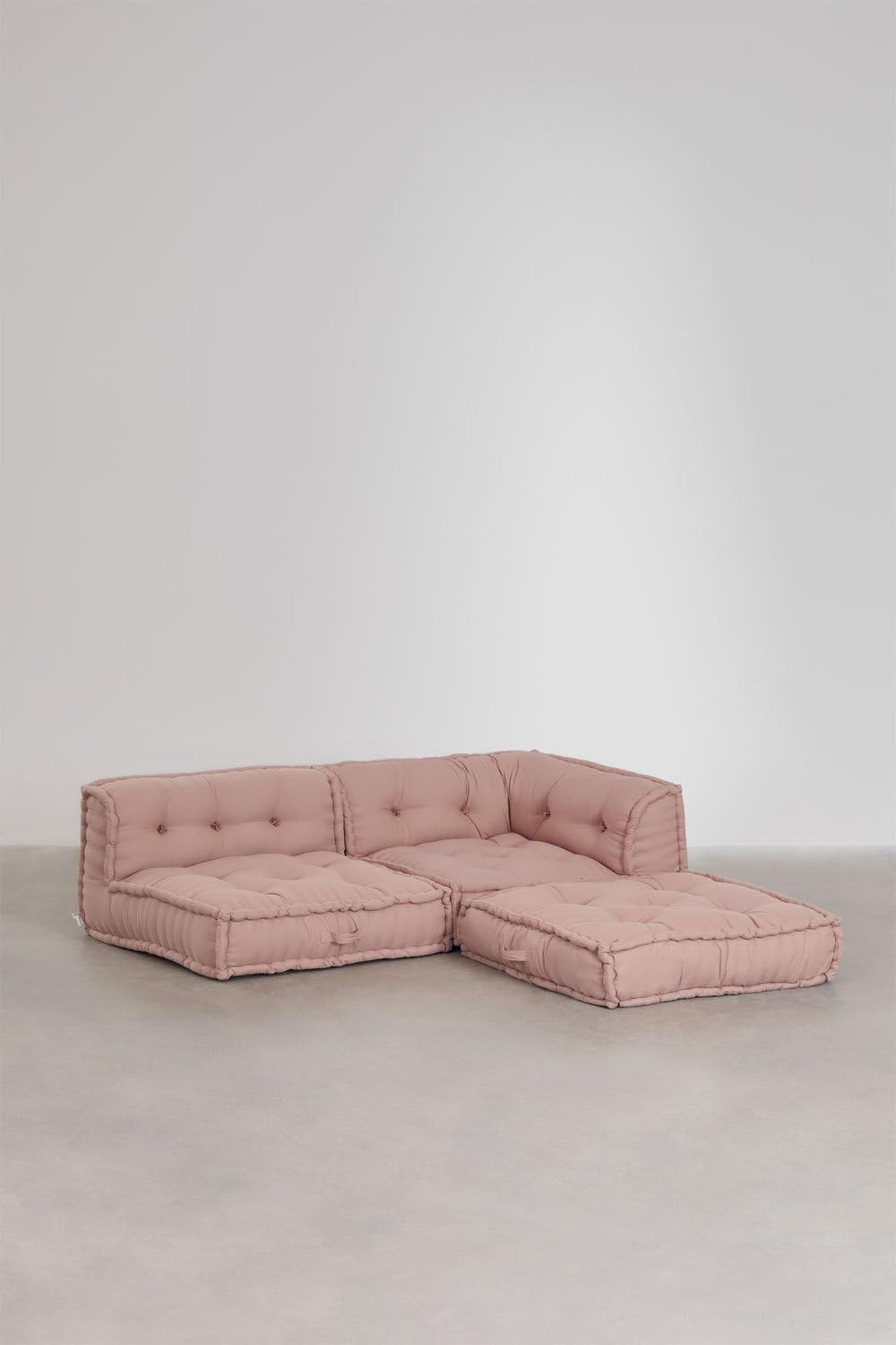 Urban Den Modular Floor Sofa Set with Corner, Normal & Lounger