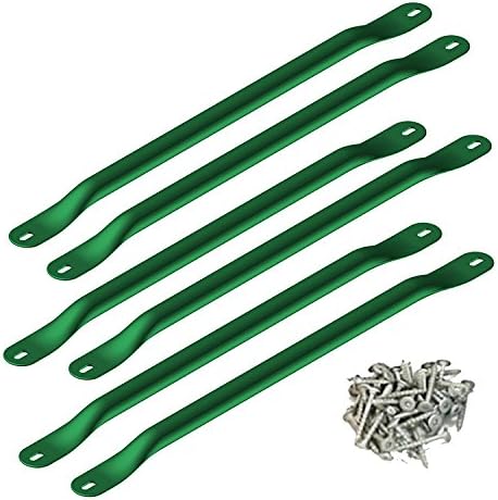 Swing-N-Slide WS 4564 Metal Monkey Bars with Six 21.5″ Metal Rungs with Hardware, Green