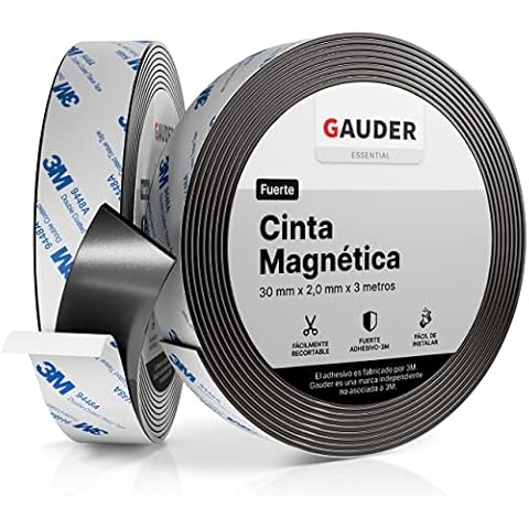 Cinta Magnética Autoadhesiva GAUDER (30 mm x 3 m) Cover
