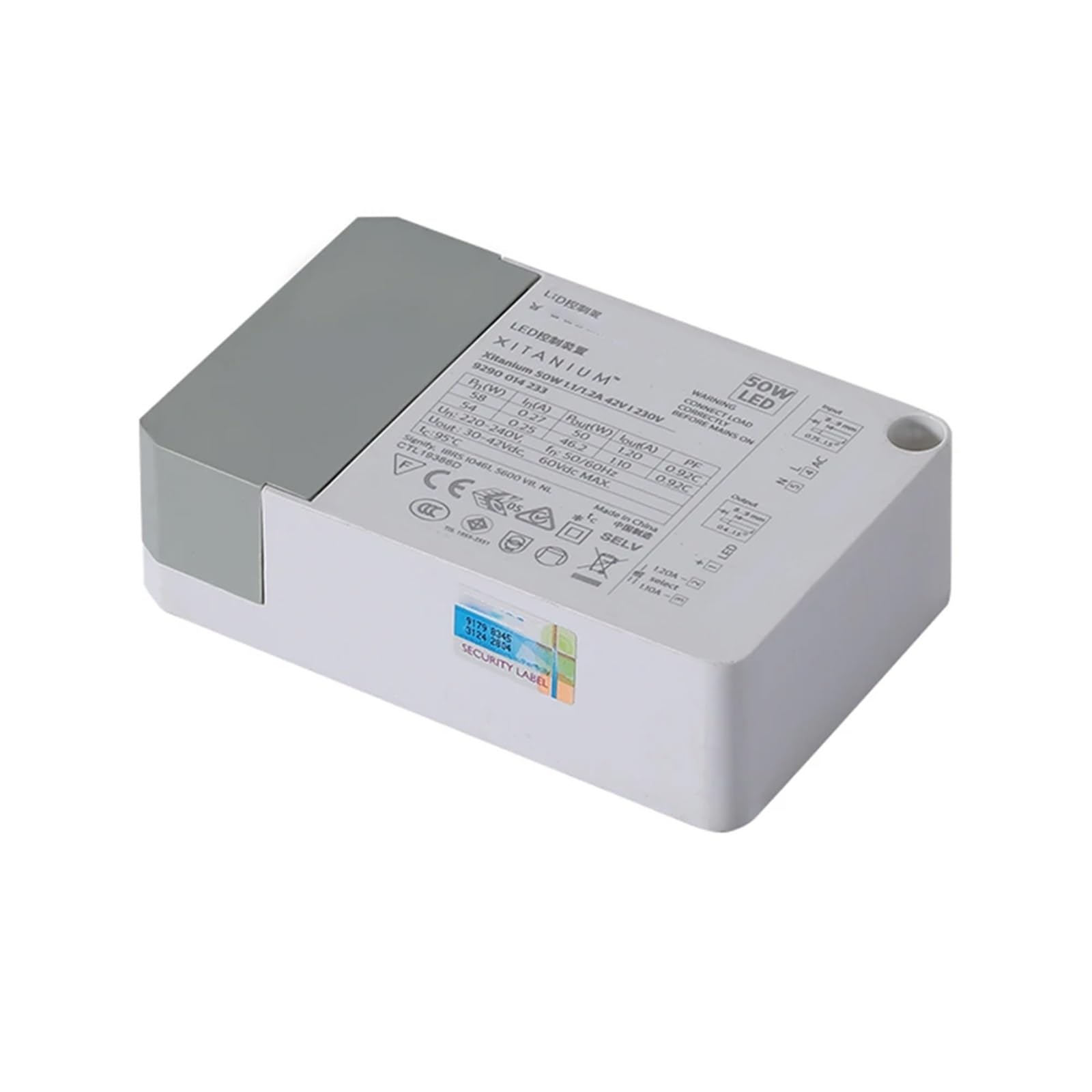1PCS 15W 0.35A 42V I 230V 25W 36W 44W 50W for LED Indoor No Strobe Drive Downlight Faretto Luce piatta(15W)