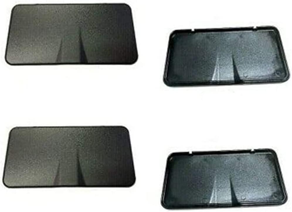 2 X New Sun Visor Vanity Mirror Cover Replacement Lid for Corvette C6