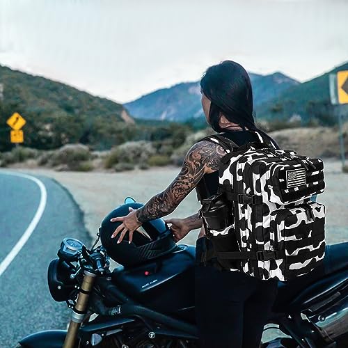 Image of LHI Tactical Military Backpack for Men and Women 25L /35L Army Assault Pack Bag Small Rucksack with Bottle Holder