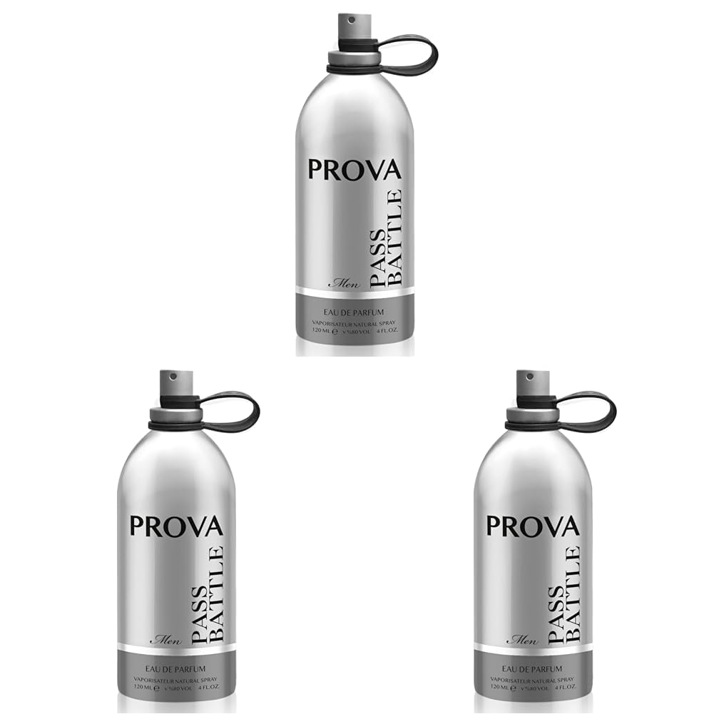 Prova Pass Battle EDP Erkek Parfüm 120 ml (3 paketi)