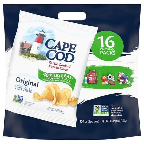 Cape Cod Patatas fritas cocidas, 1 oz, 16 unidades
