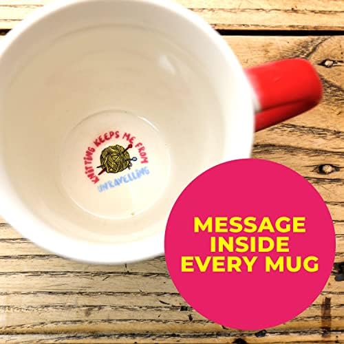 Love Mug: Knitting Mug and Knitting Coffee Mug, Gifts for Grandma and Sewing Gifts, Knitting Gifts and Birthday Gifts for Knitters