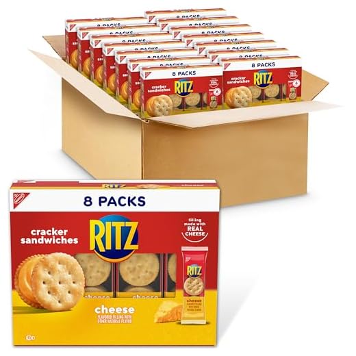 RITZ Cheese Sandwich Crackers Bulk Snack Packs
