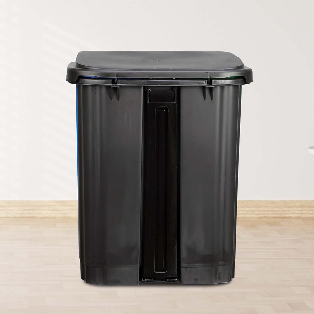 KOLORR Twin Bin - 2-in-1 Dry & Wet Waste Pedal Bin -5