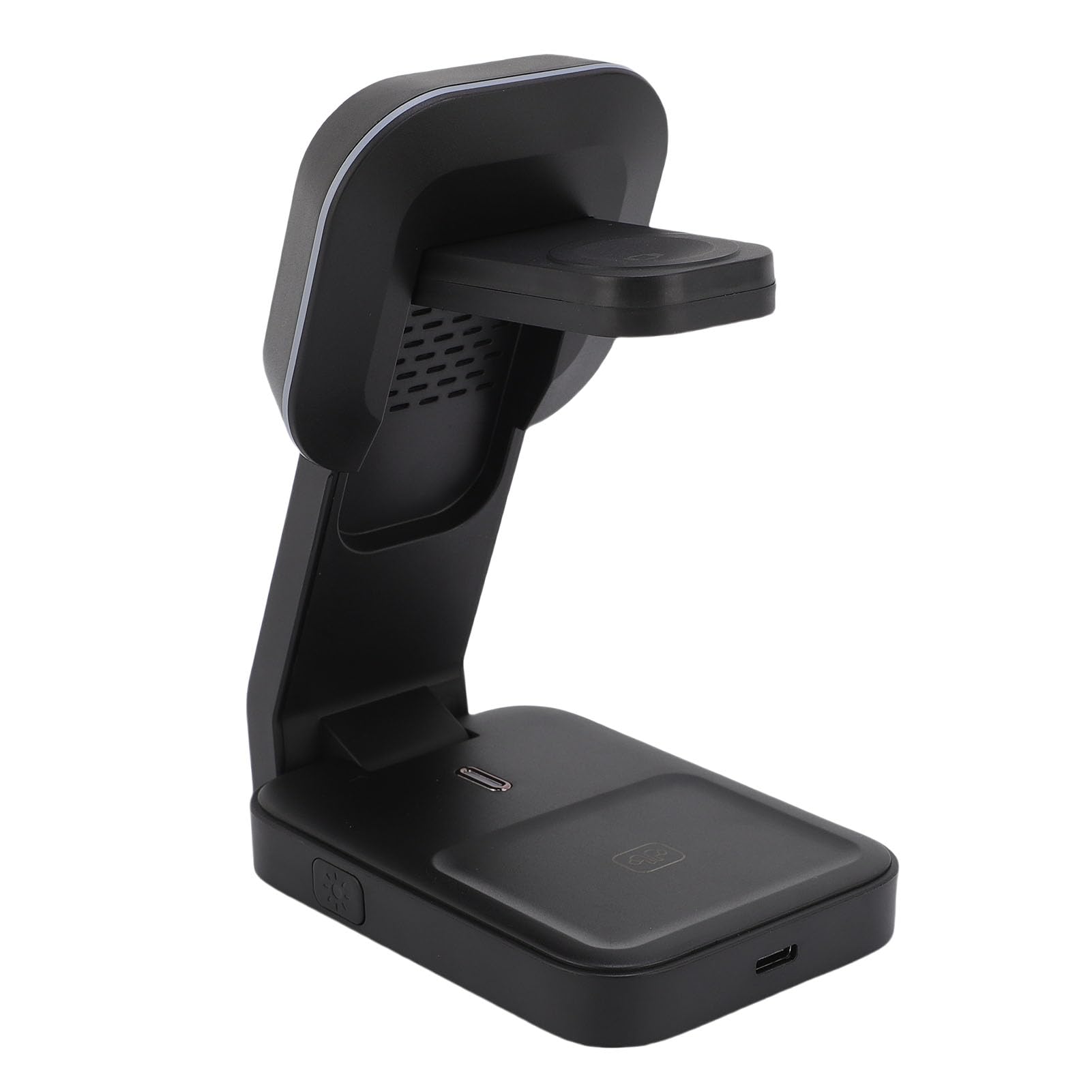 Cryfokt Wireless Charging Dock, 15W Multi-device Charger | Allineamento magnetico, design compatto, per uso in viaggio