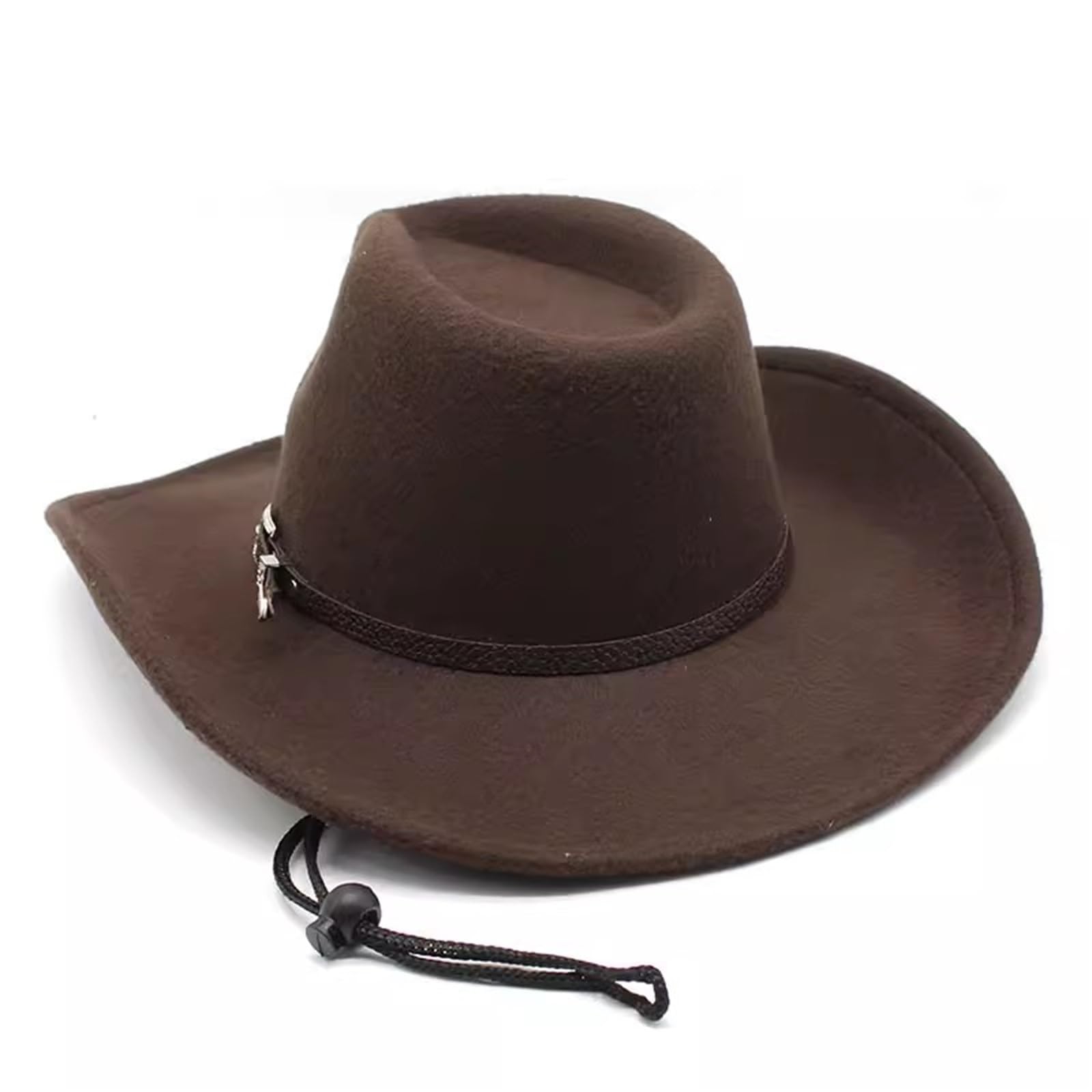 Cappello da Cowboy Cappello da Cowboy Vintage Western, Cappello Equitazione, a Bombetta in Tweed per Uomo e Donna