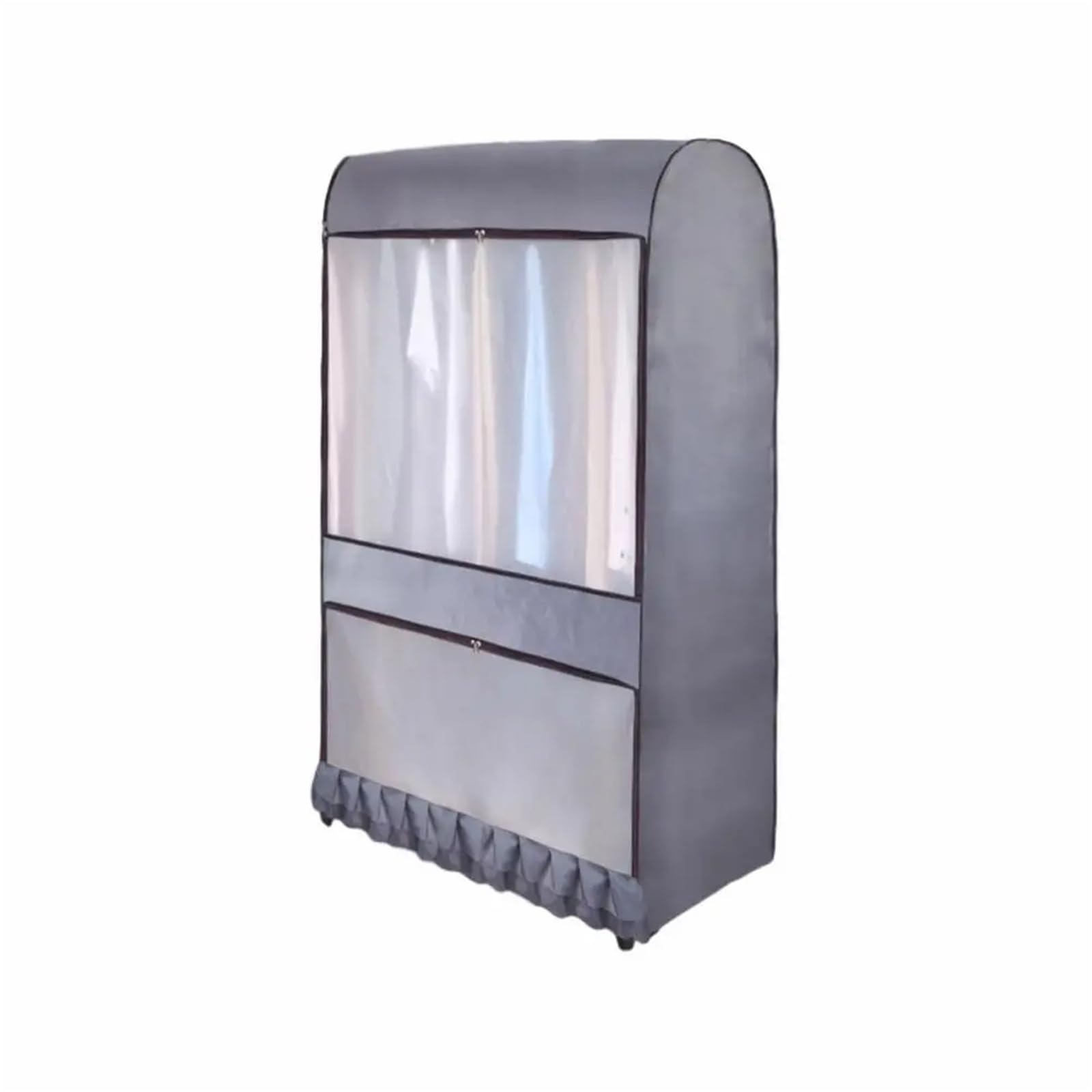 Clothes Rack Cover Drying Rack Dust Cover Fully Enclosed Garment Protector Breathable Dustproof(D 100x150x50cm)