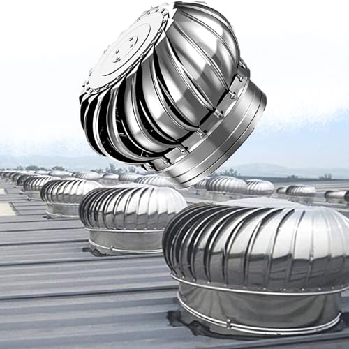 Chapeau de cheminée inox 304 robuste avec éoliennes - 2