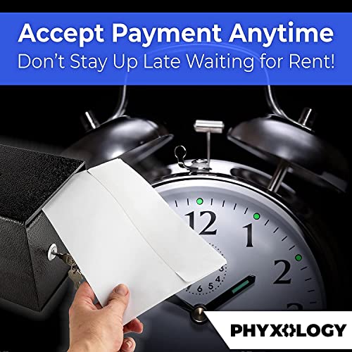 Mountable Cash Drop Box With Tamper-Proof Slot. Great As A Key Depository Or Deposit Safe For Hotels, Apartments Or Retail. Highly Secure Thick Steel And Key Lock! Pre-Drilled For Easy Wall Mounting! #TOP3