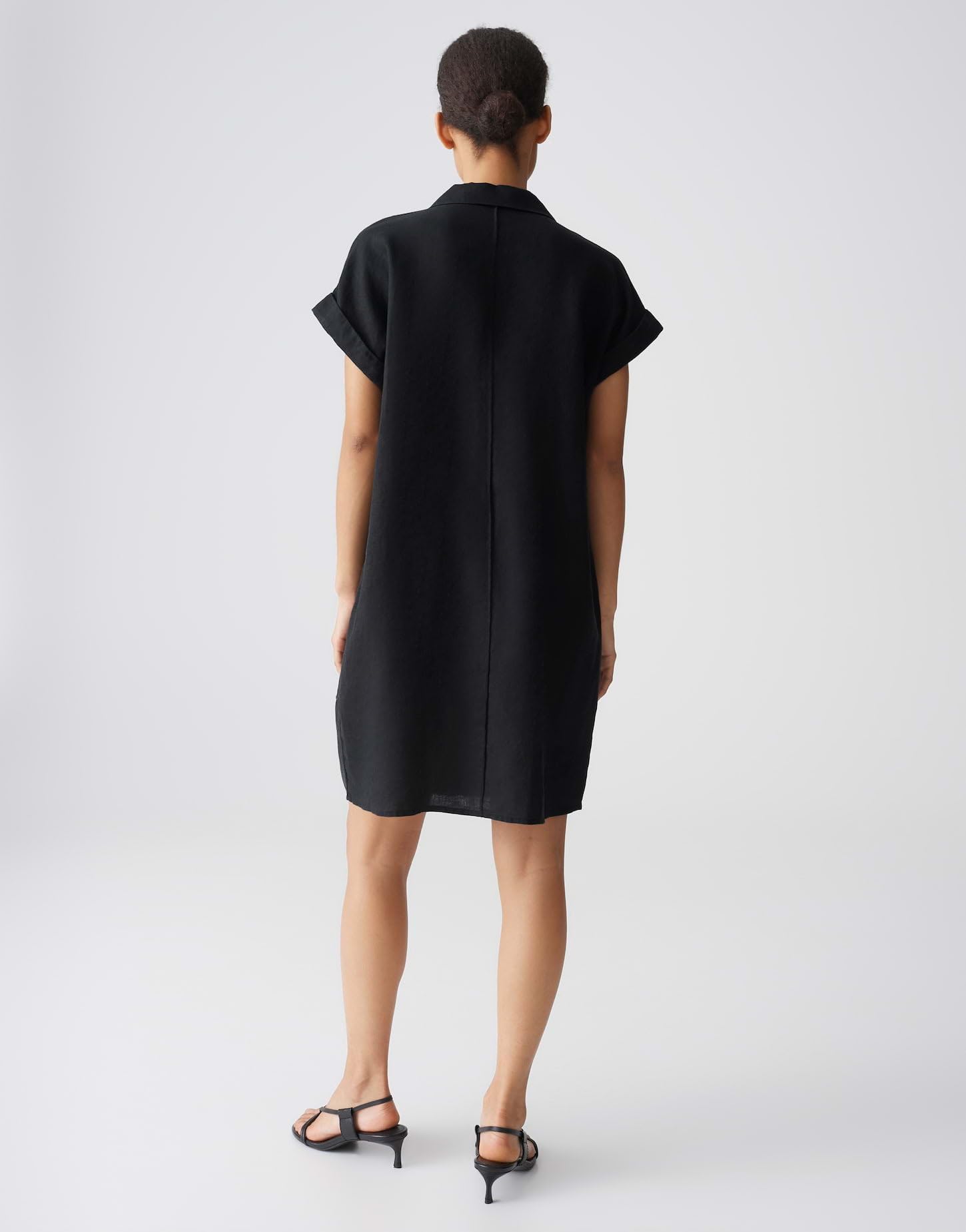 OPUS Damen Minikleid | Hemdblusenkleid aus reinem Leinen