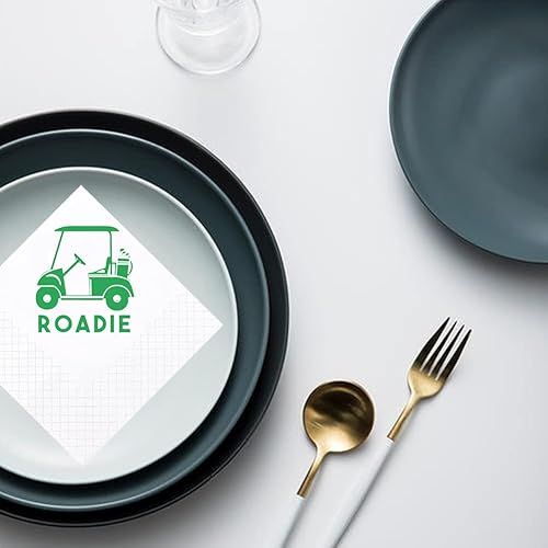 Miniatura 7 de Servilletas de cóctel de golf, paquete de 100 servilletas de papel con temática de golf Par-Fect Together para boda, ensayo, cena, despedida de